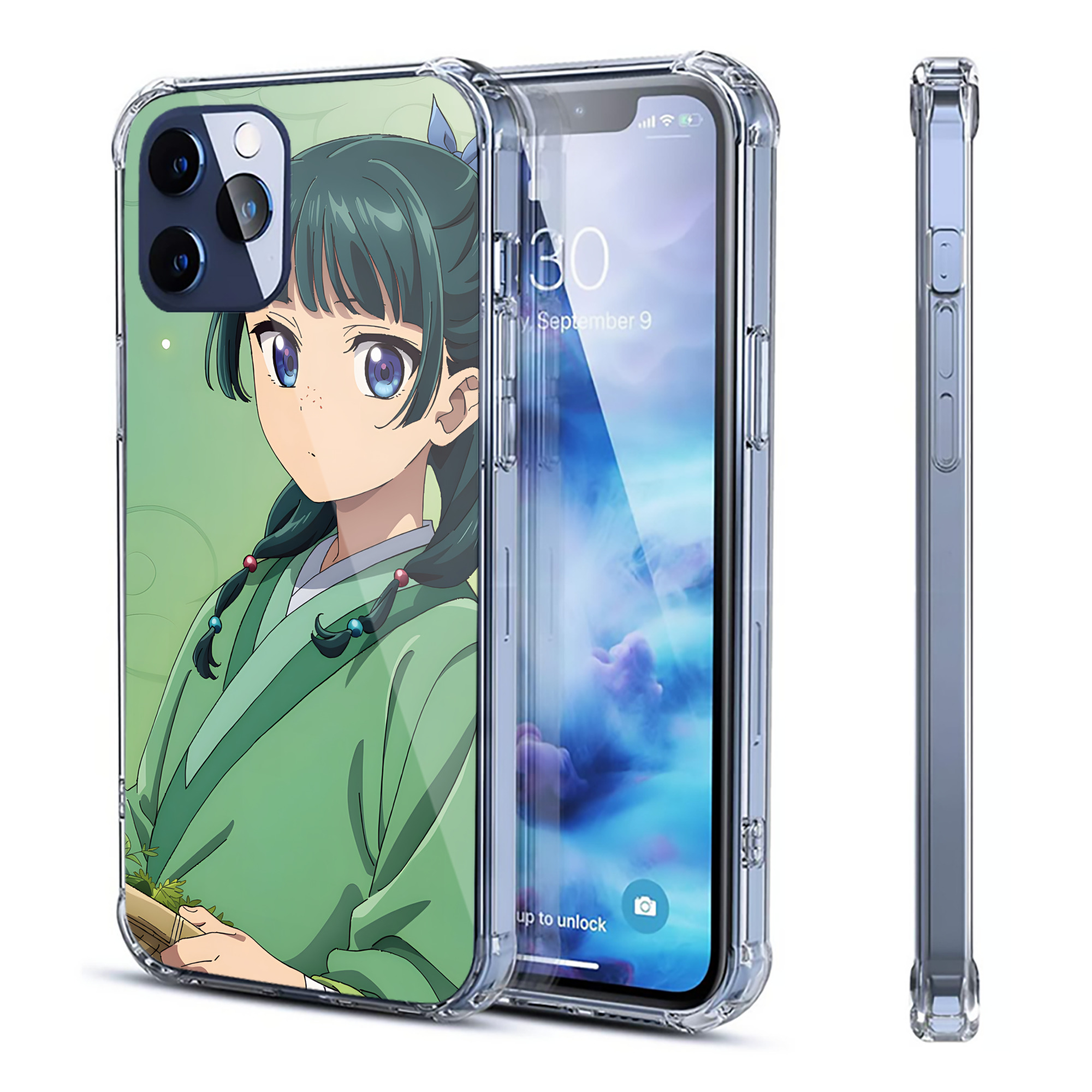 （画像用） 薬屋のひとりごと The Apothecary Diaries 【iPhone 12シリーズ対応】透明スマホケース（クリアソフトケース）